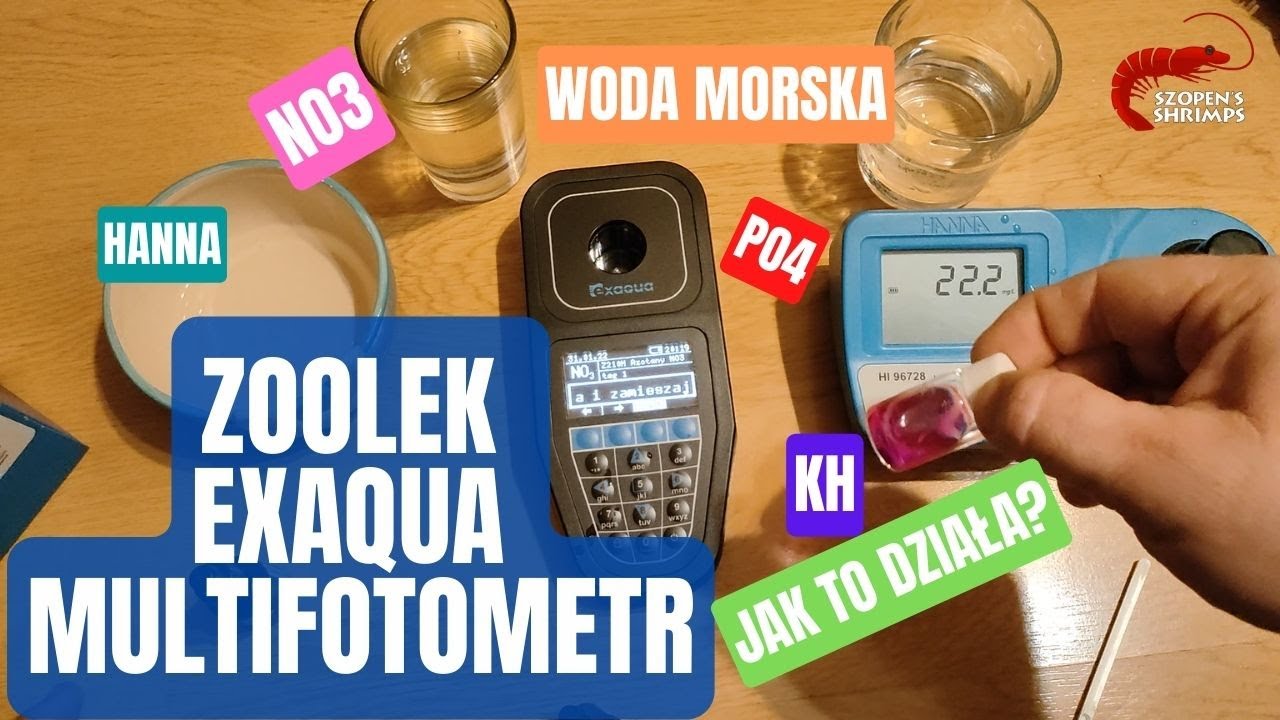 ZOOLEK EXAQUA MULTIFOTOMETR - CO TO TAKIEGO ? TEST WODA MORSKA