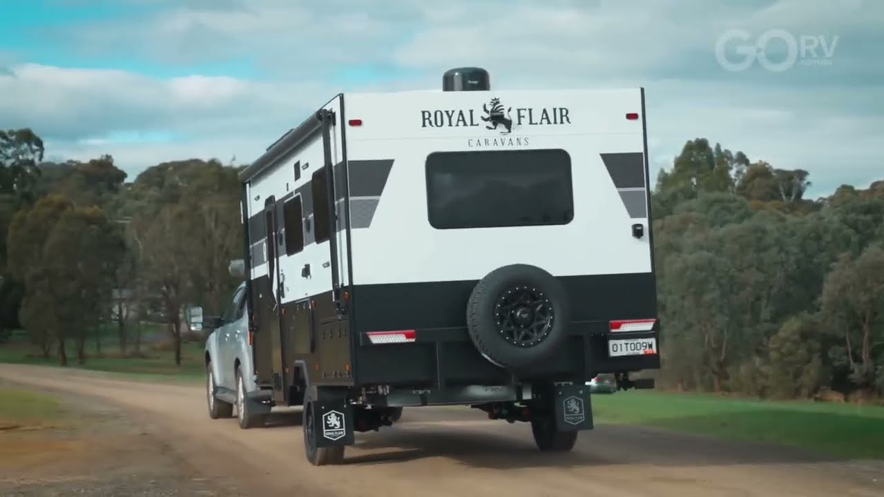 Royal Flair Piazza 16' video on the external caravan & Chassis with Max  from GORV