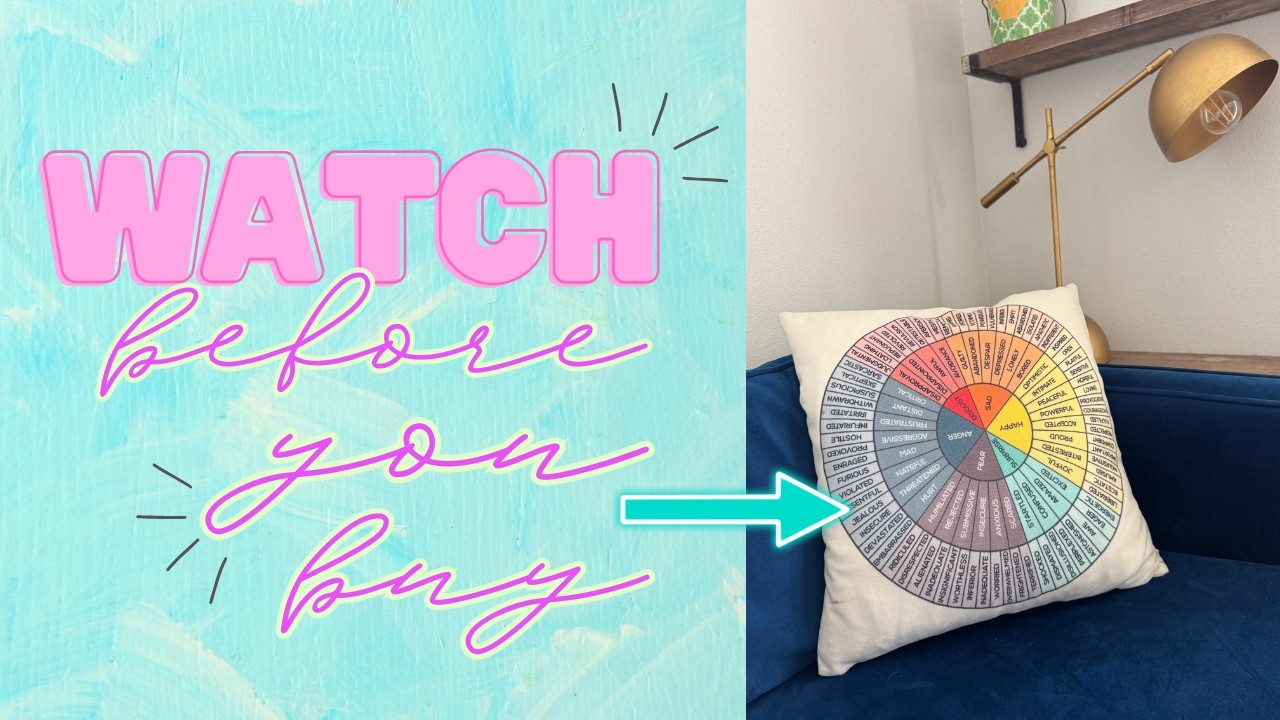 Wheel of Emotions Feelings Velvet Throw Pillow Cover