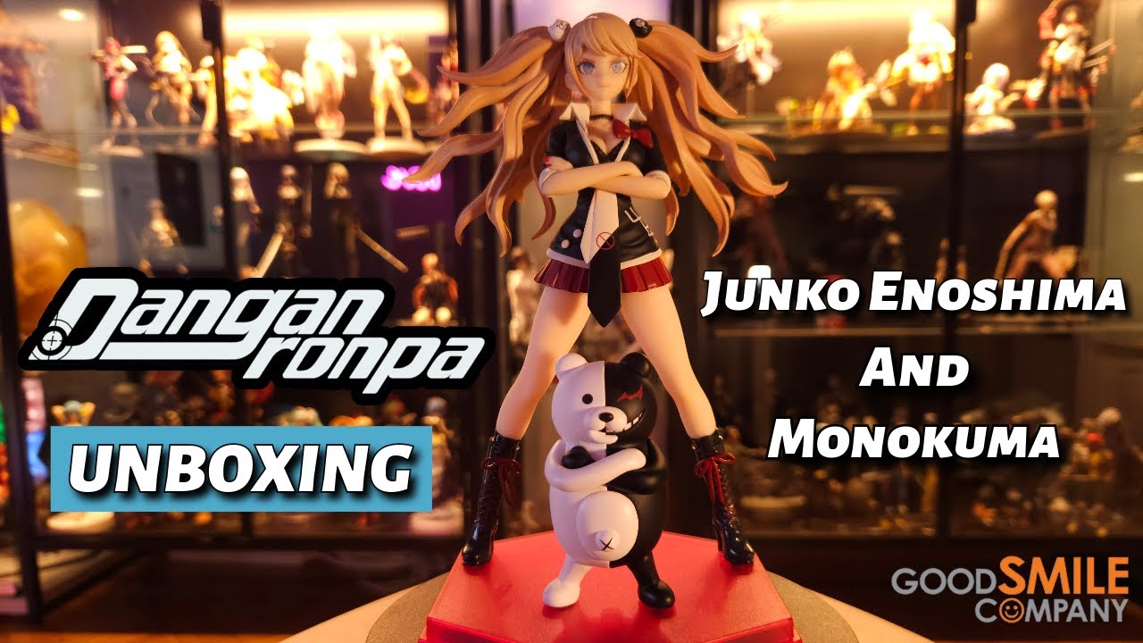 JUNKO ENOSHIMA AND MONUKUMA DANGANRONPA POP UP PARADE UNBOXING