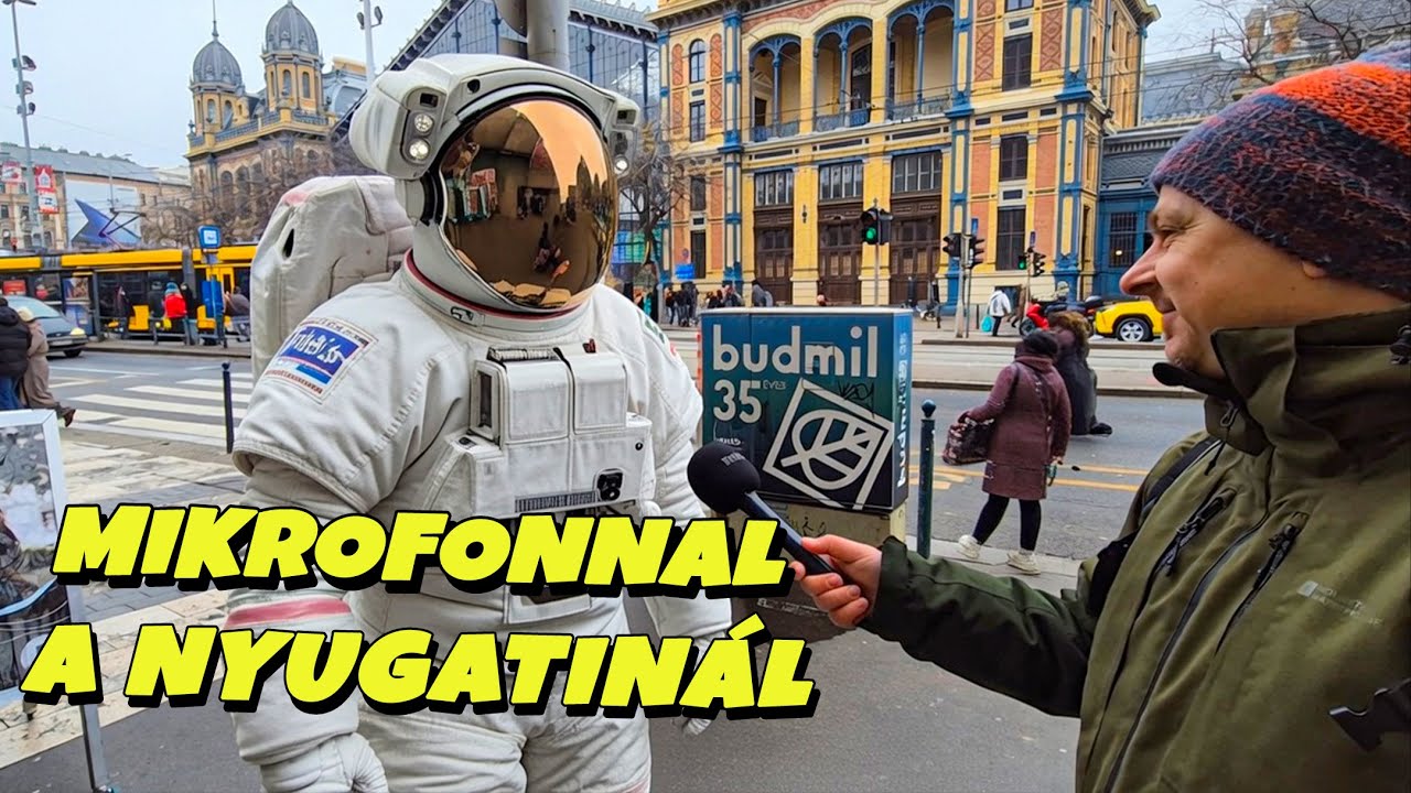 🎤 Mikrofonnal a NYUGATINÁL 😎 Űrkutatásról, Kapu Tibiről, holdraszállásról #spacejunkie