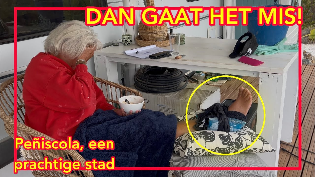 C&M 102 PETRA NAAR HET ZIEKENHUIS - Peñiscola, wat een prachtige stad en een mooi kasteel!