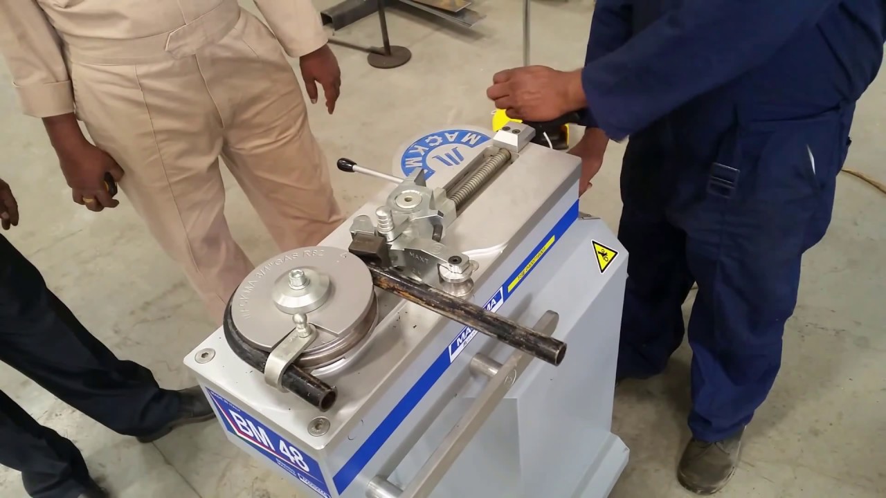 YES Machinery - Installation of Pipe Bender from MACKMA , Italy