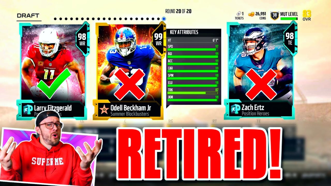 I Played the Oldest MUT Draft But Could ONLY Draft Retired Players