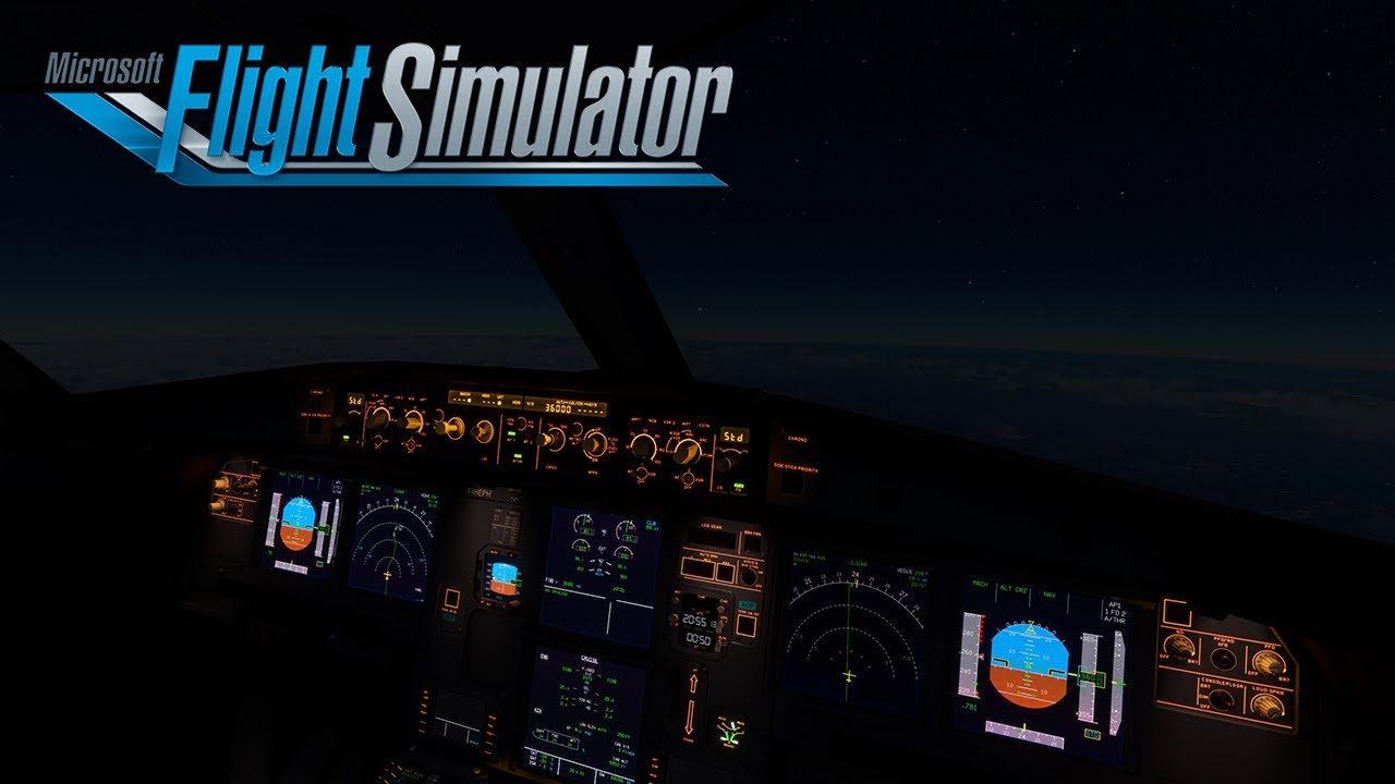 [MSFS] AF1535 - Relaxed night flight to Paris