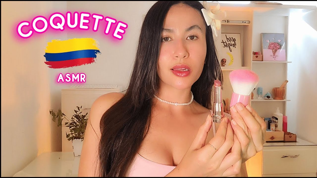CHICA COQUETTE COLOMBIANA💄ASMR ESPAÑOL para DORMIR