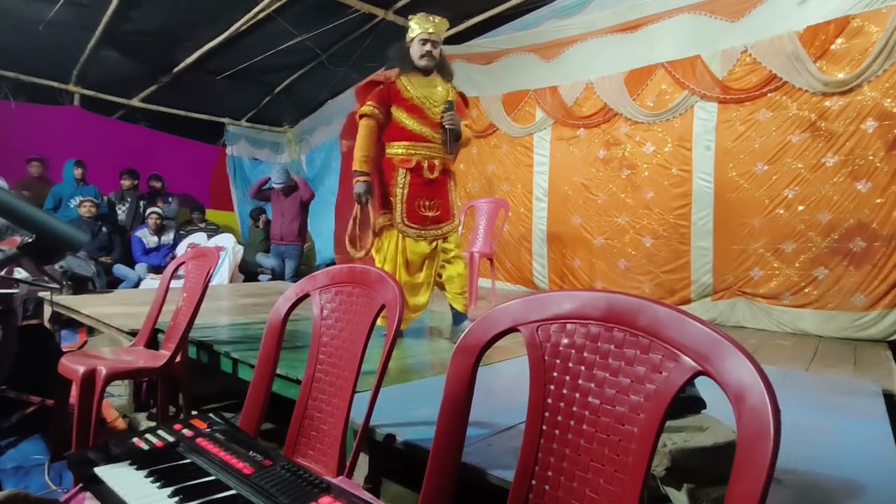 👑राजा उत्तानपाद सिंह का पाठ परिचय।भक्त ध्रुव नाच प्रोग्राम मुरारी महंत जी चतुरी महंत एवं विनय बिहारी