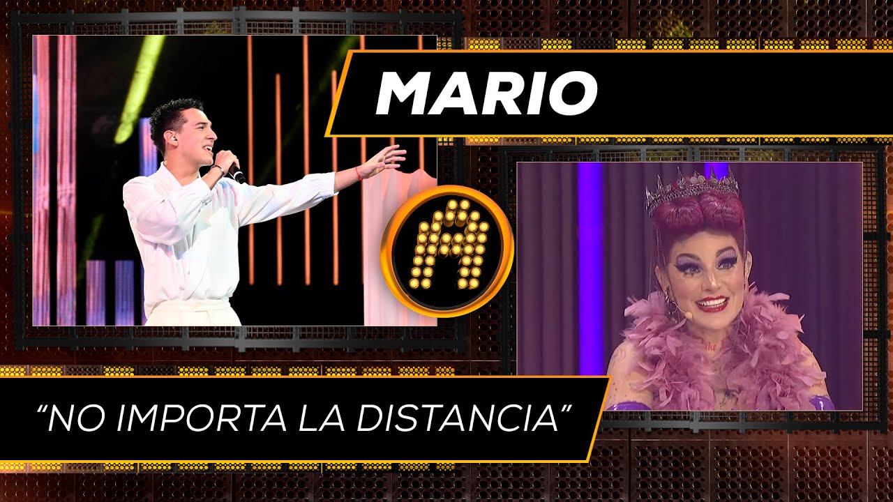 Mario demostró su destreza y fortaleza musical al cantar 