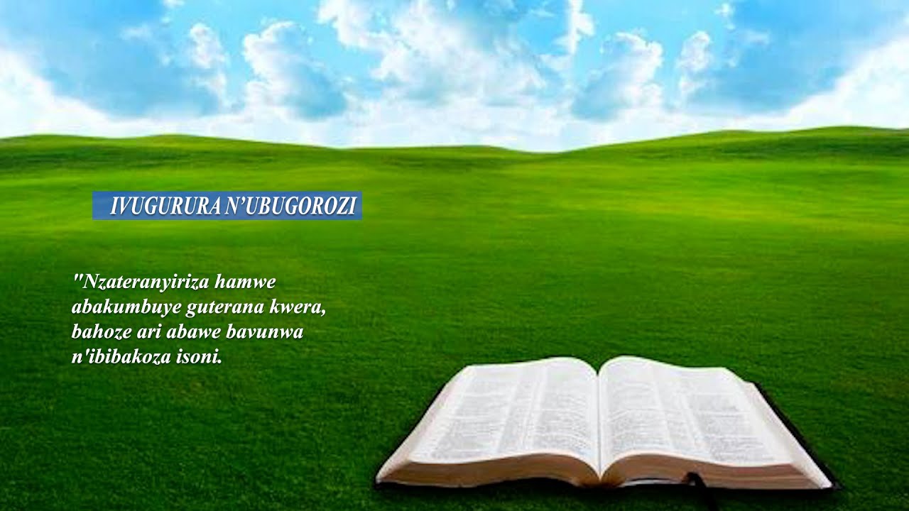 UMWAKA URASHIZE UNDI URATASHE DUSUBIZE AMASO INYUMA By TUGANEYESU RULE Joseph 01-1-2025