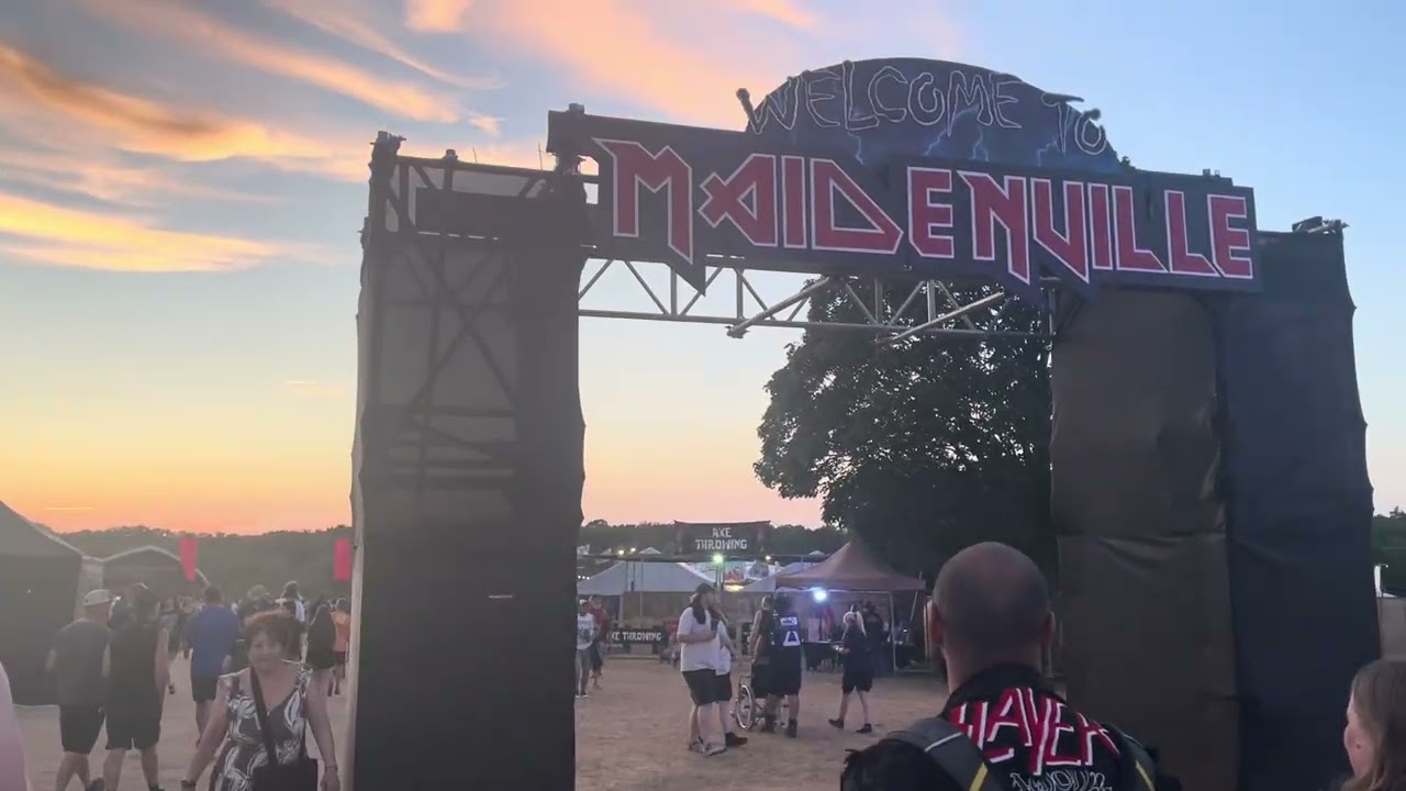 Iron Maiden EddFest 2026 - Walking through Iron Maiden EddFest - Friday 🎪🤘