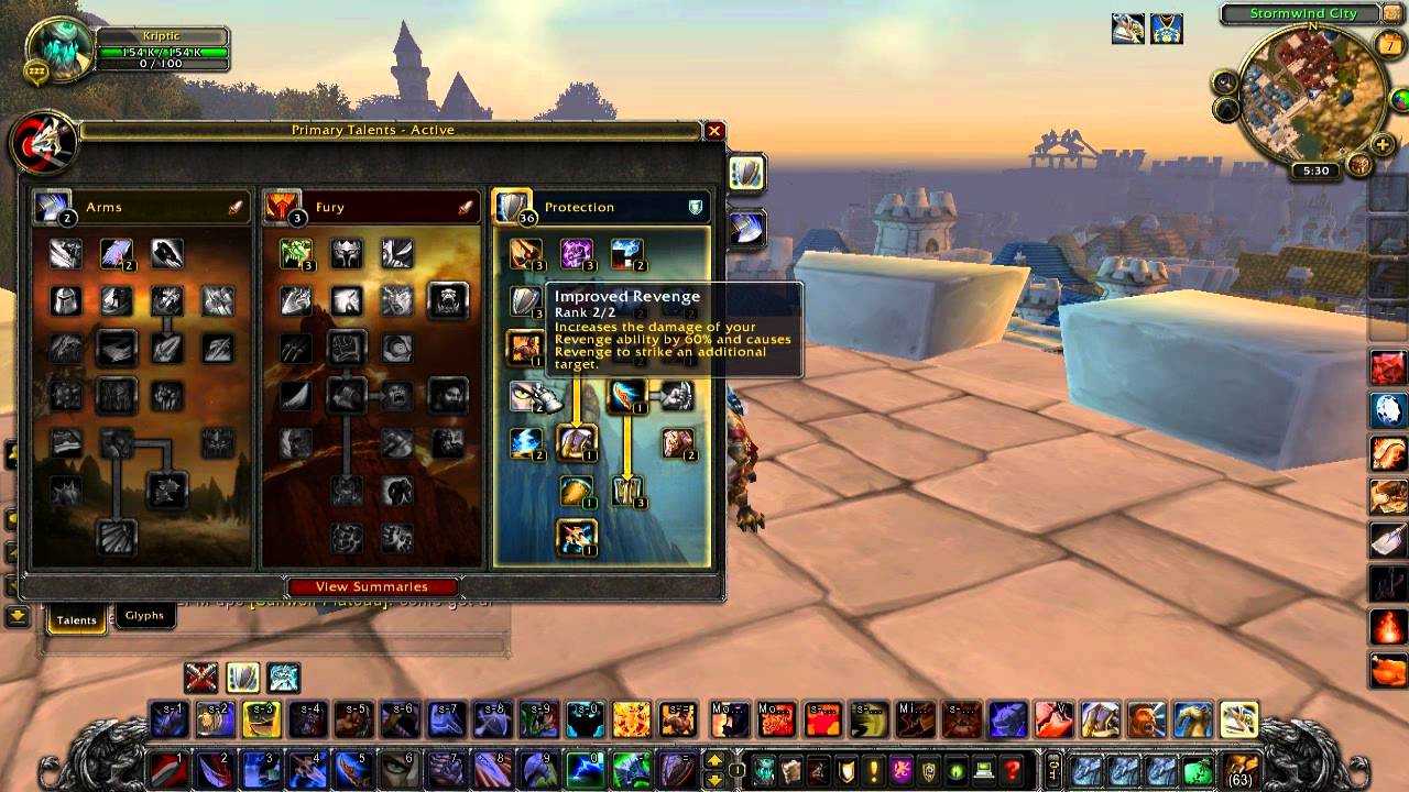 WoW Cataclysm Prot Warrior Tank Guide Patch 4.1 (Gameplay/Tutorial)
