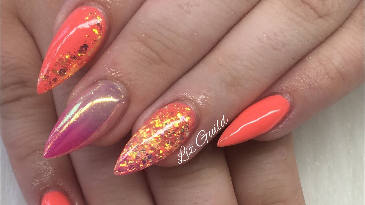 Acrylic Nails | Summer Sizzler | Almond Nails