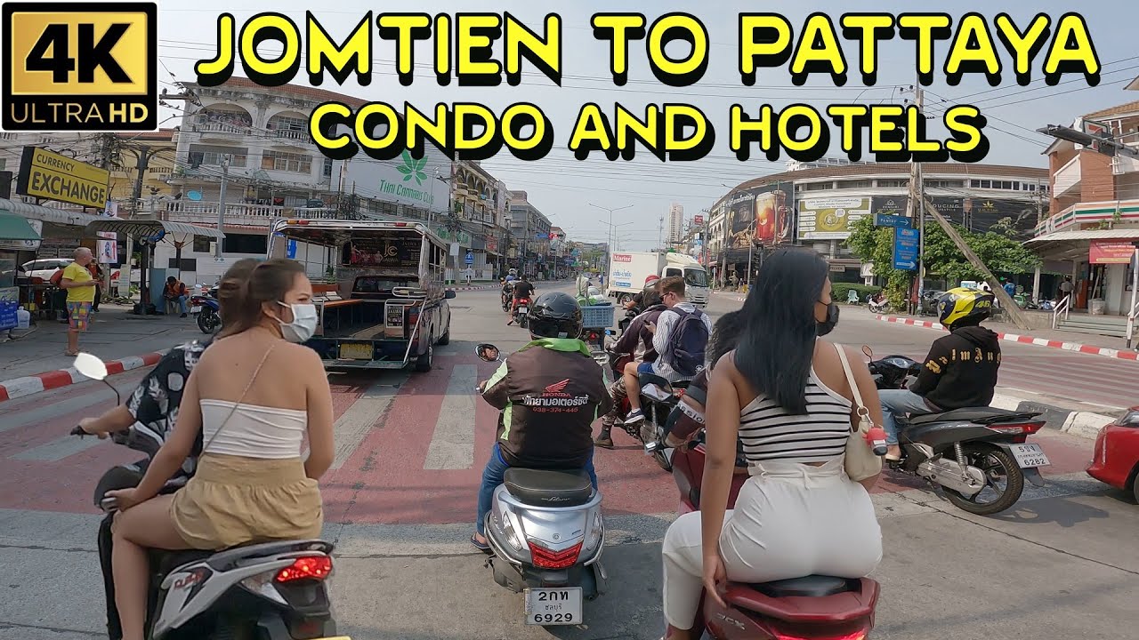 Jomtien To Pattaya Condo and Hotels on Baht bus Route   2025 Thailand