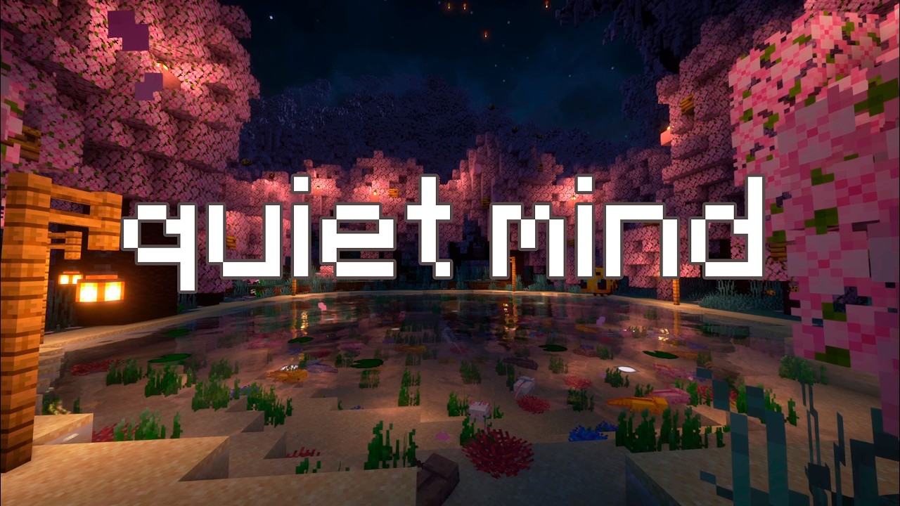 if you're tired, this will help you... (minecraft music, wind ambience)