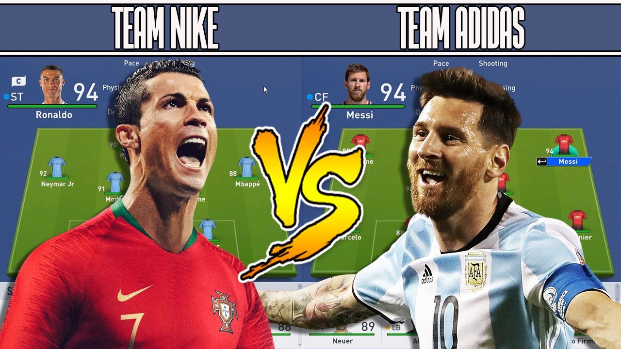 TEAM NIKE VS TEAM ADIDAS - FIFA 19 EXPERIMENT - YOUTUBE COACH FORFEIT