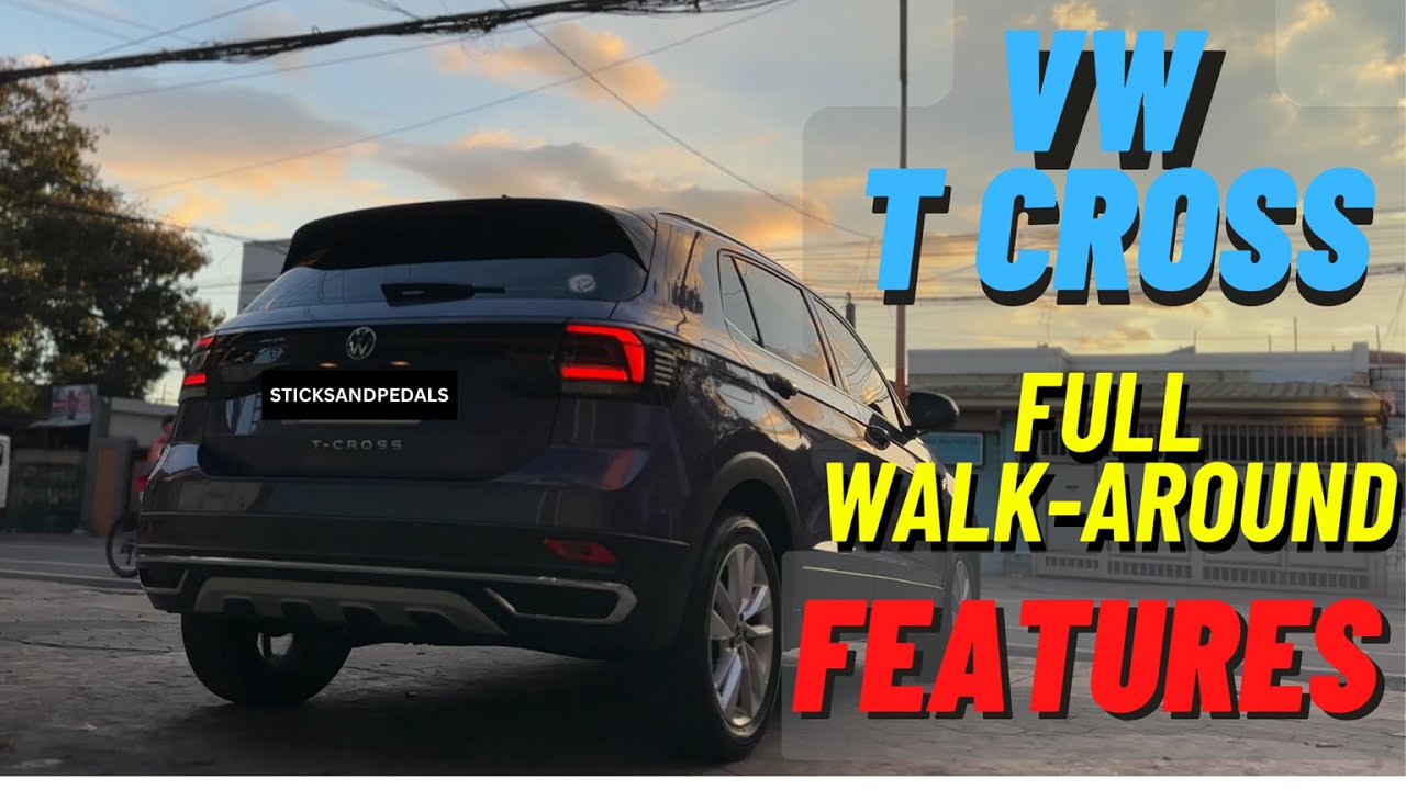 2022 VW Volkswagen T-Cross MPI 180 AT SE w Active Info (FULL Walk-around and Details) TAGALOG