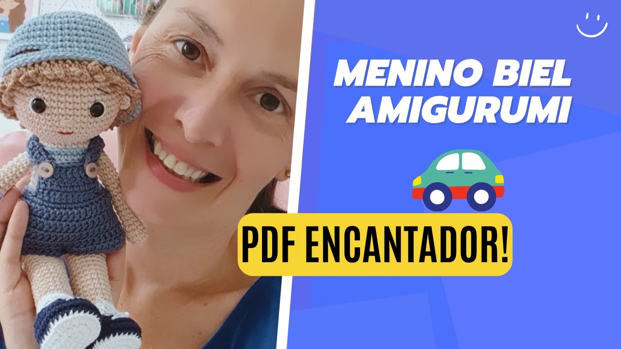 RECEITA DO MENINO BIEL AMIGURUMI | Saiba mais sobre os detalhes desse PDF PAGO