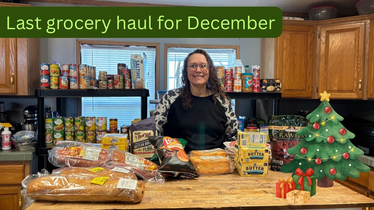 Last grocery haul for December