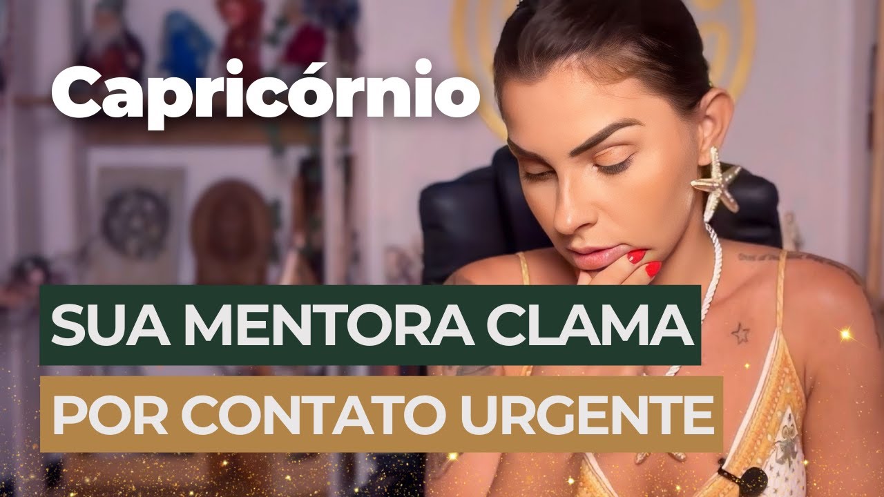 CAPRICÓRNIO ♑️: SUA MENTORA ESPIRITUAL ESTÁ CLAMANDO POR VC PROTEÇÃO CONTRA FORTES ATAQUES PSIQUICOS