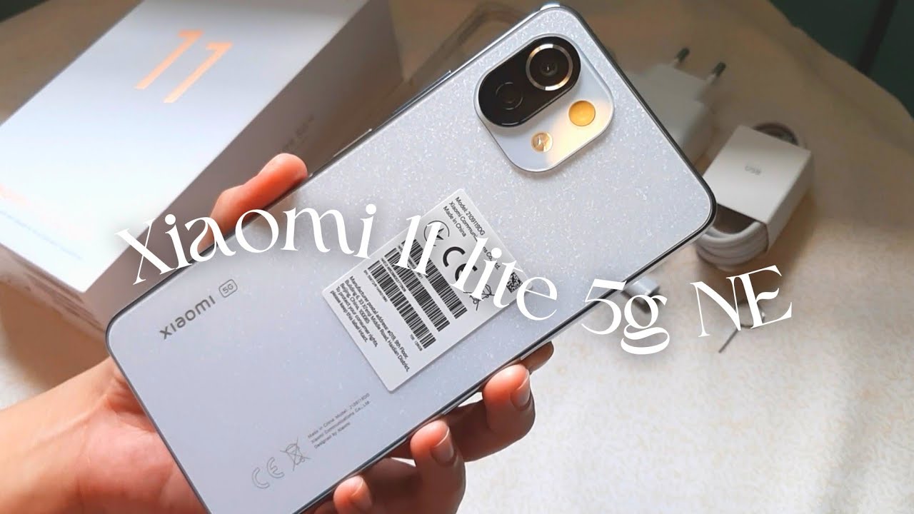 xiaomi 11 lite 5g NE asmr unboxing + camera test 🤍 | snowflake white | aesthetic