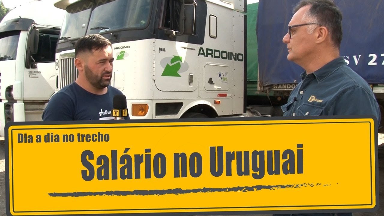 Salário do motorista  de caminhão no Uruguai