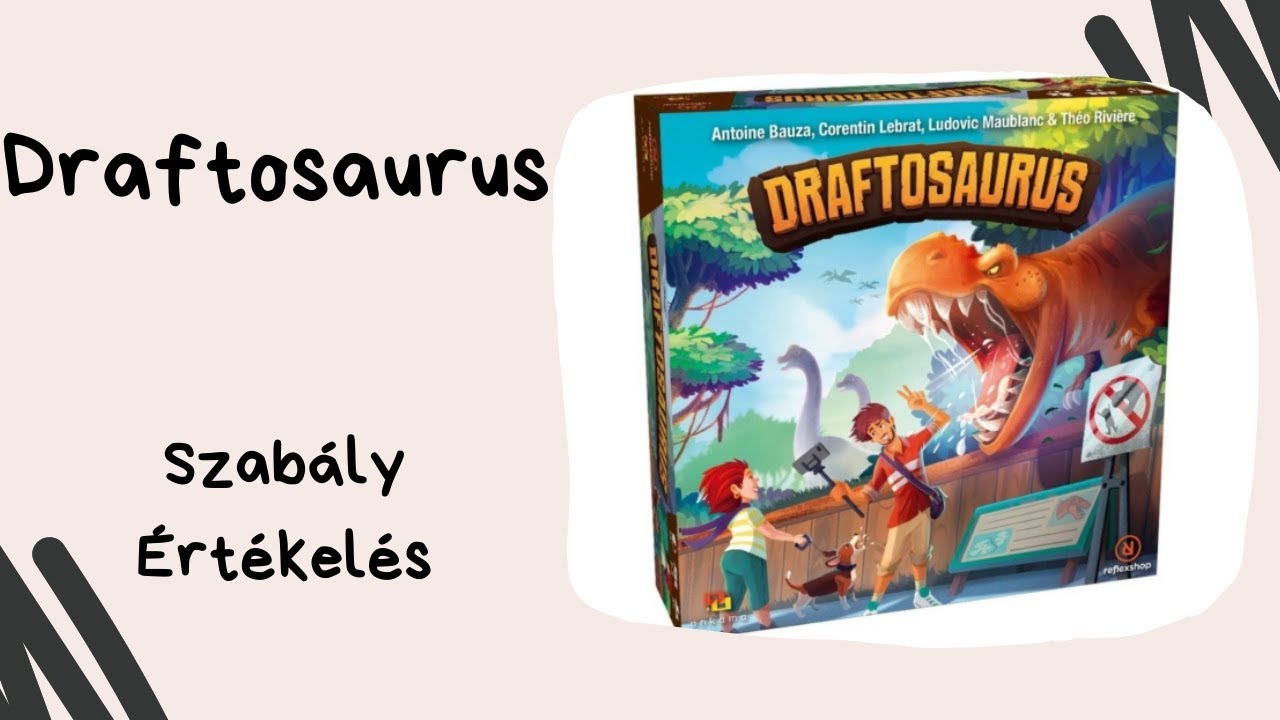 Az igazi Jurassic Park: Draftosaurus t&aacute;rsasj&aacute;t&eacute;k j&aacute;t&eacute;kbemutat&oacute; &eacute;s szab&aacute;lyismertető