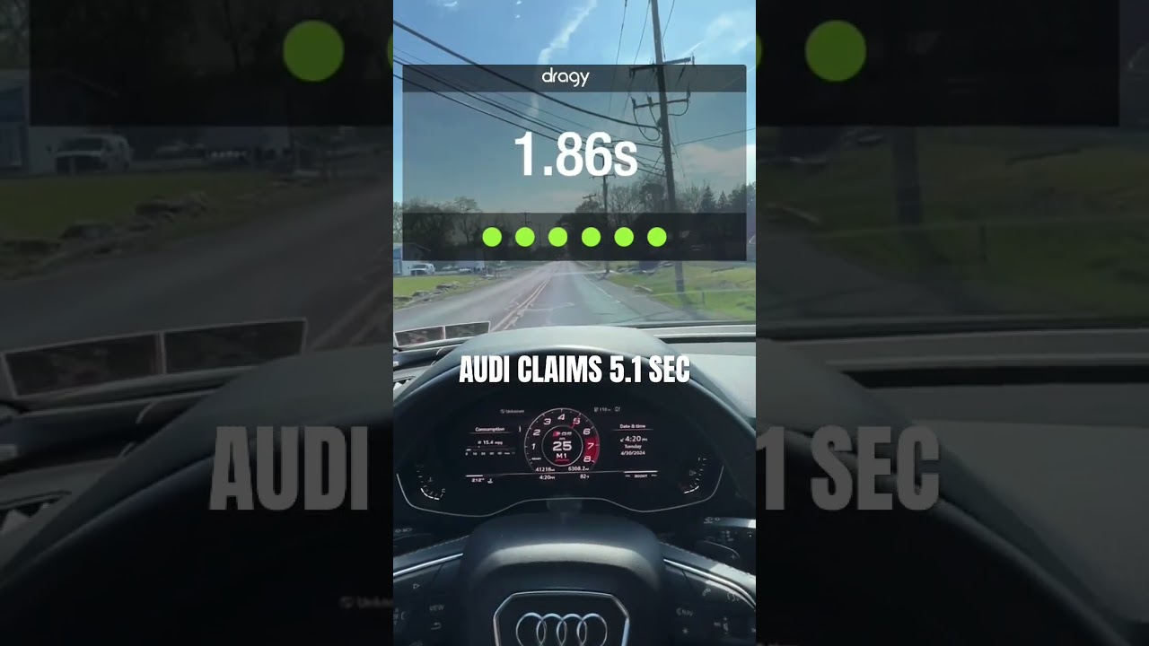 B9 SQ5 0-60mph DRAGGY *STOCK* ON 22&rdquo; WHEELS