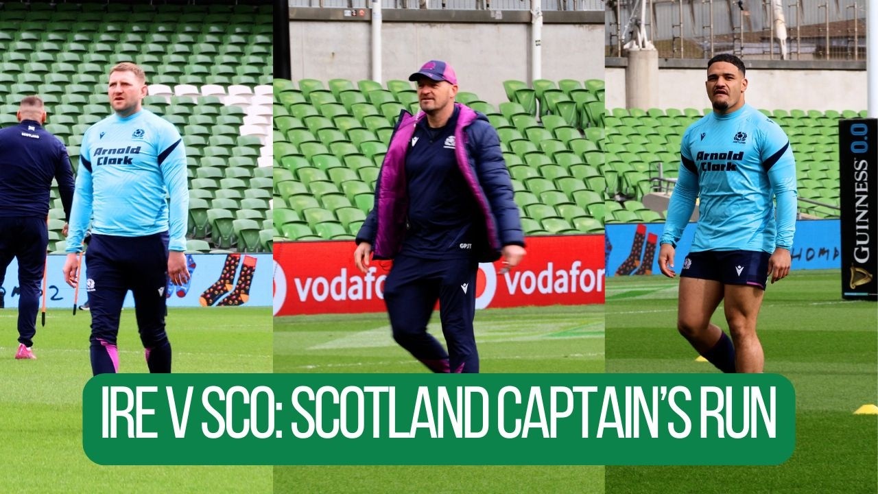 Scotland Captain's Run | Ireland v Scotland preview | #IREvSCO #SixNations