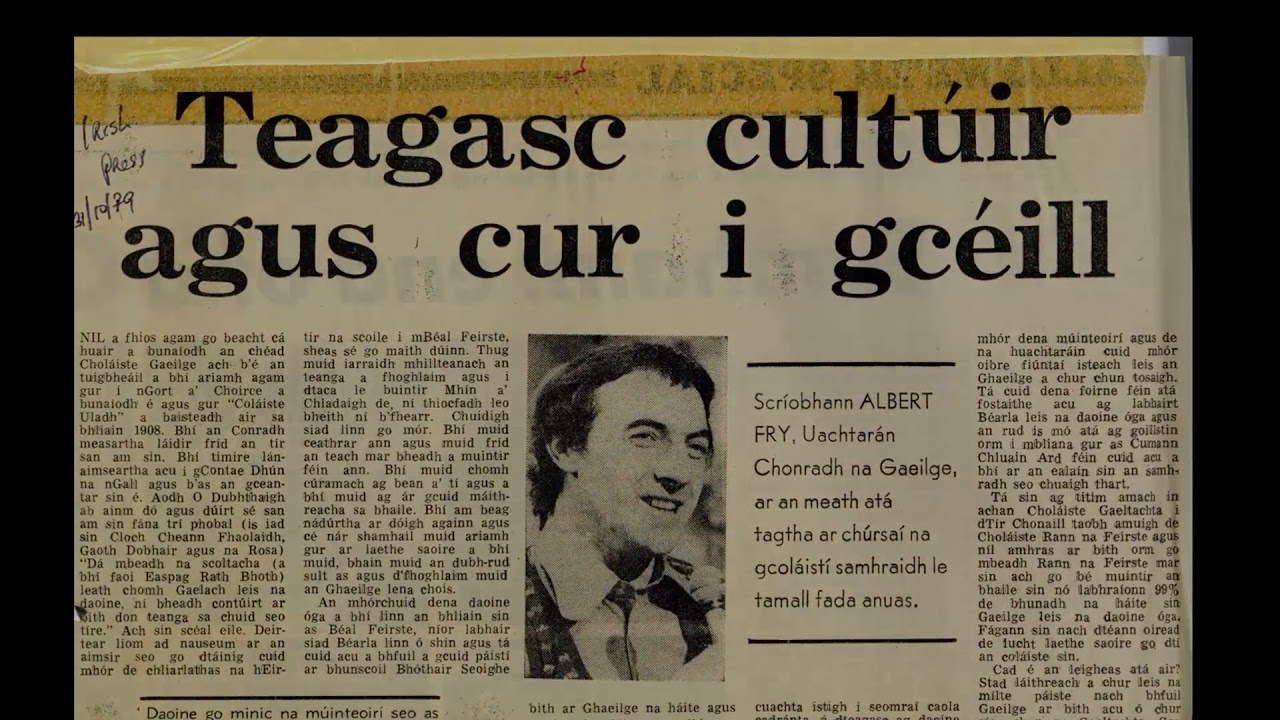 Comahrchumann Chois Fharraige 1971-1983