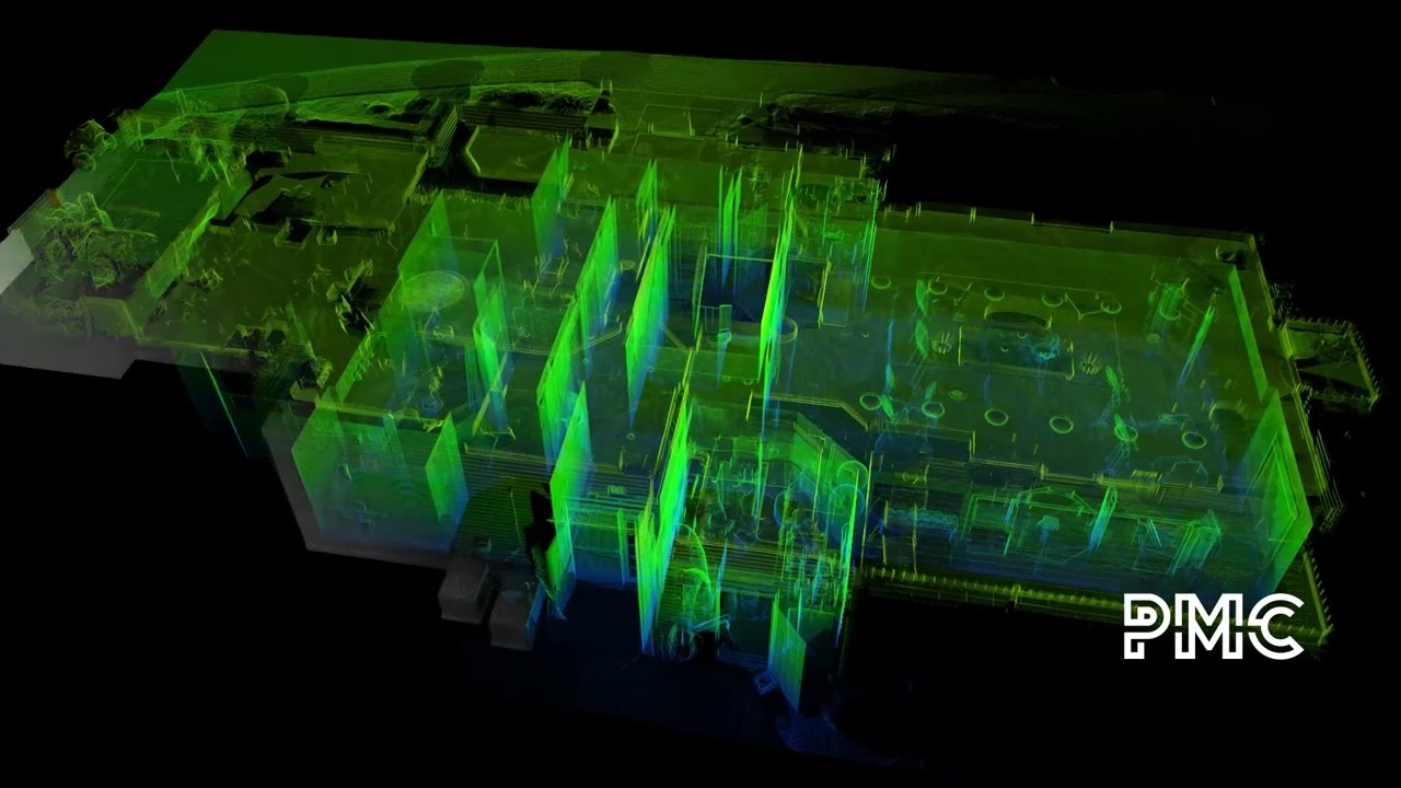 3D As-Built Model of Two-Story Office Building