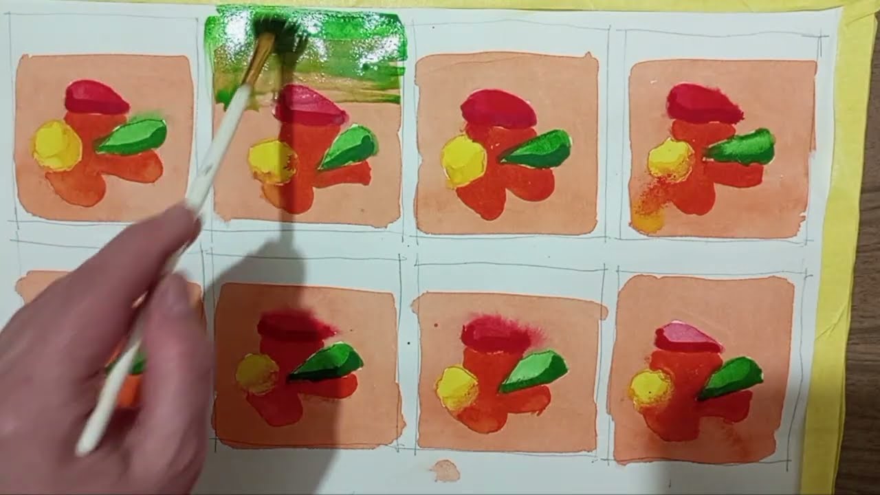 Заливка  разным цветом