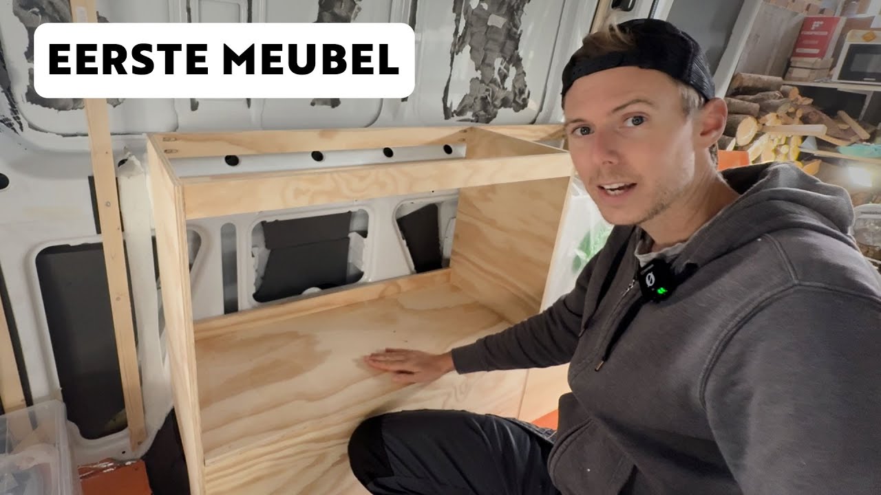 Mijn eerste campermeubel: waterinstallatie kast maken