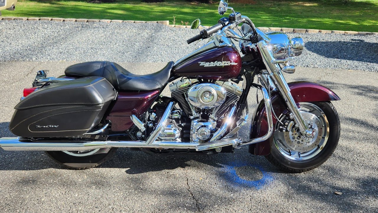2007 Harley Davidson Road King Custom. FireBox Stove 5