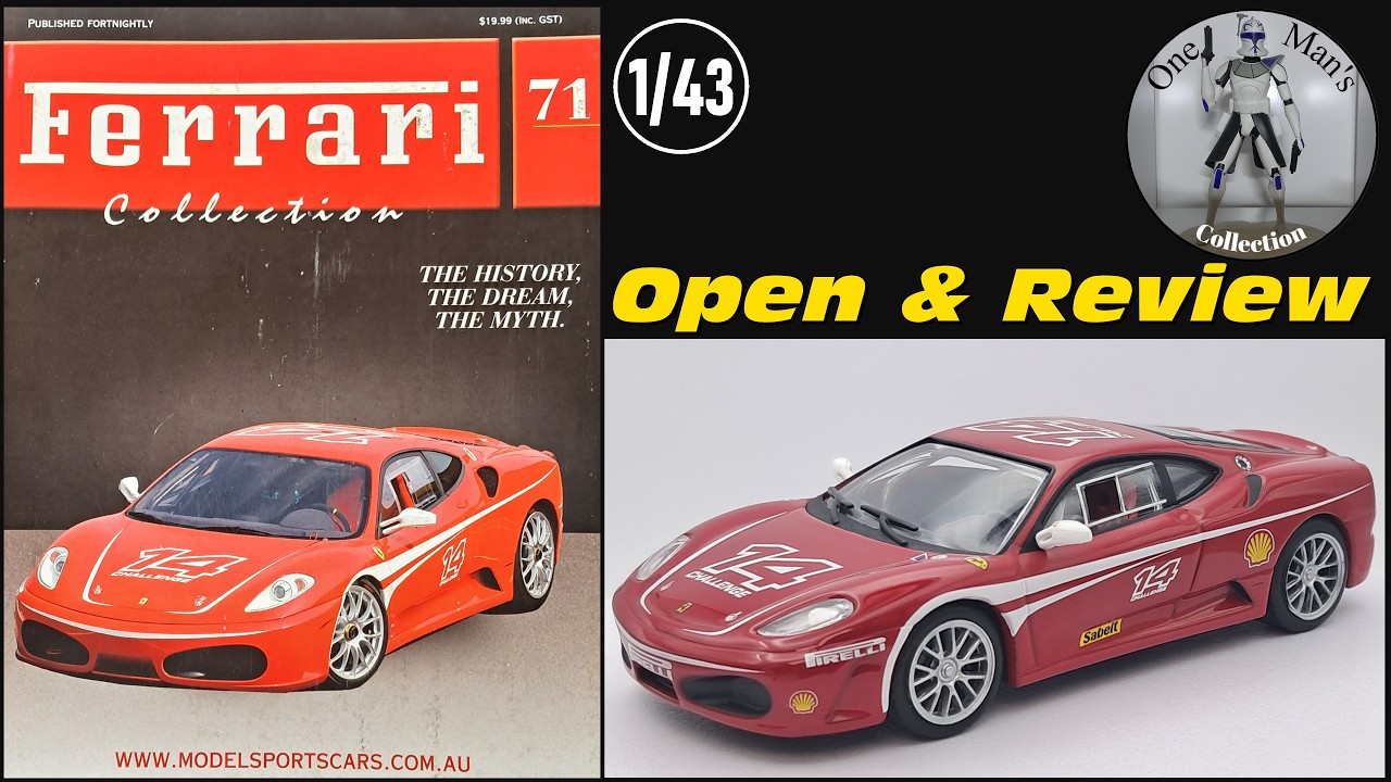 Журнал Ferrari Collection Magazine № 71 - Модель Ferrari F430 Challenge в масштабе 1:43 - Обзор в...