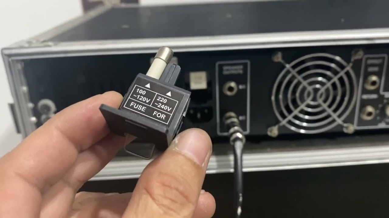 HARTKE HA5500 CONVERSION FROM 110V TO 220V WITHOUT NEED OF ANY TRANSFORMER
