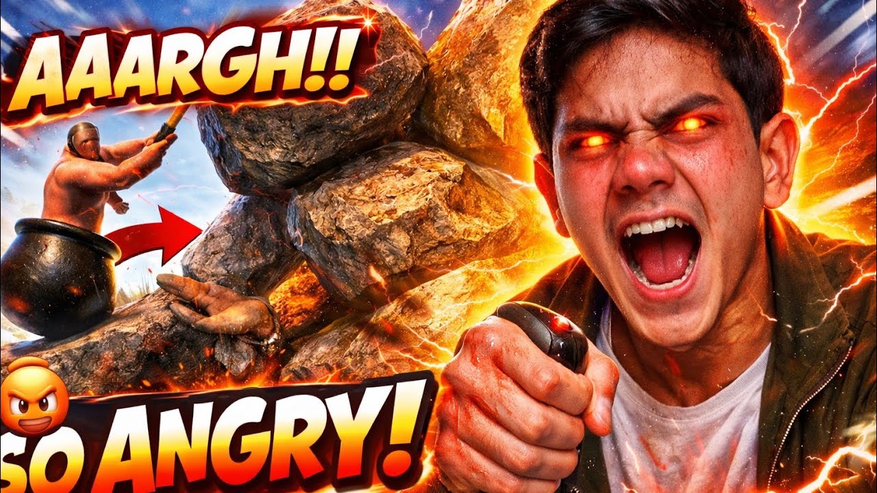 Getting Over It game ne mera dimaag kharab kar diya 😡 | Rage Quit!
