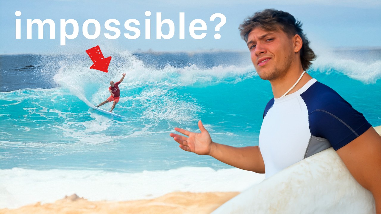 Beginner Surfer Attempts Pro Tricks