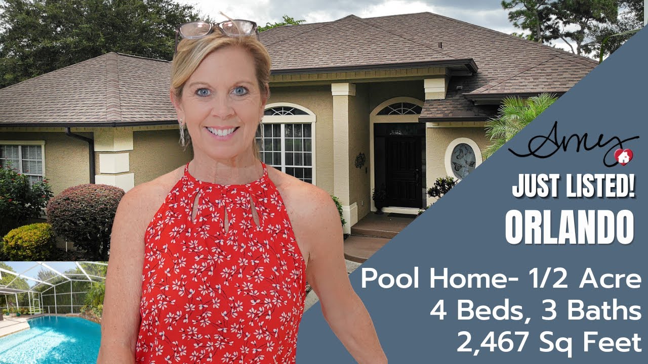 SOLD | Gorgeous 1/2 Acre Pool Home | Orlando, Florida | 4 Bed, 3 Bath