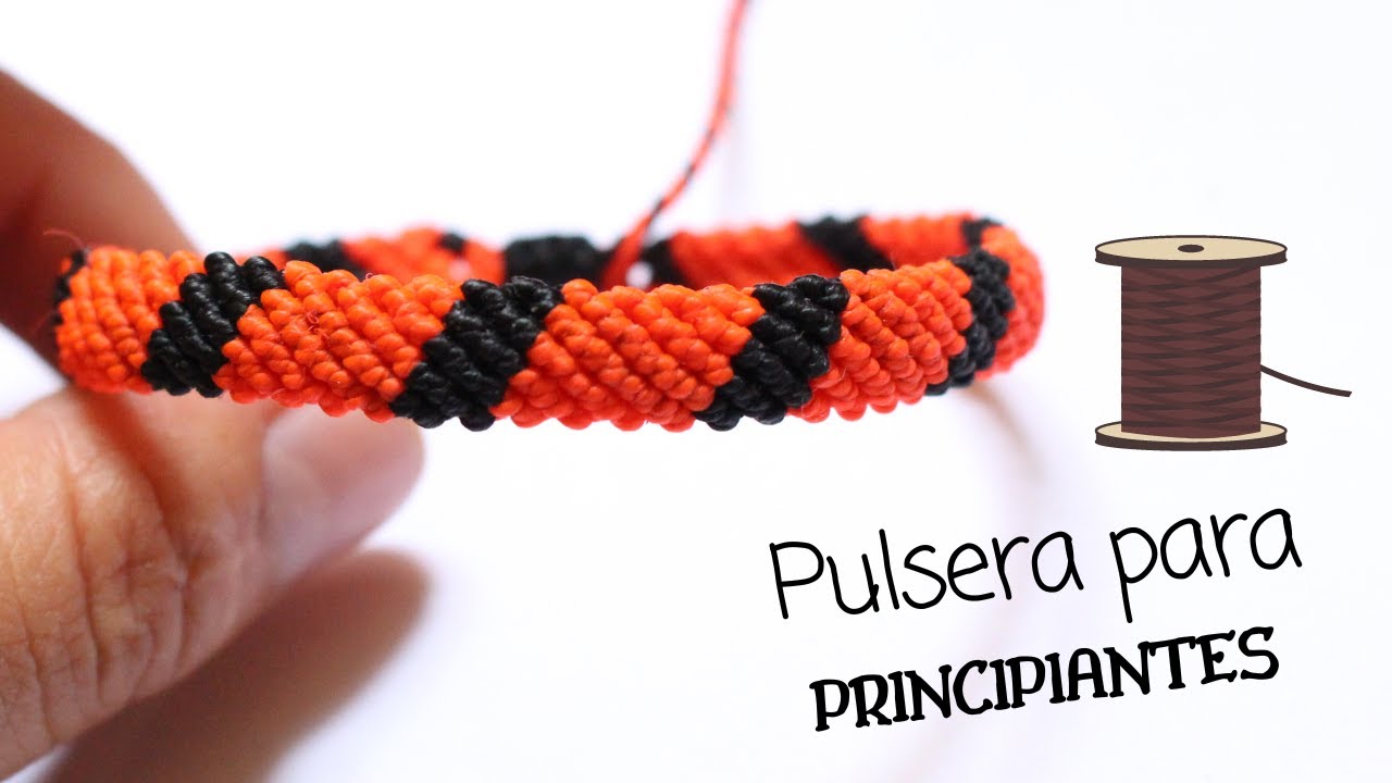 Pulsera diagonal facil de hacer || TUTORIAL para principiantes