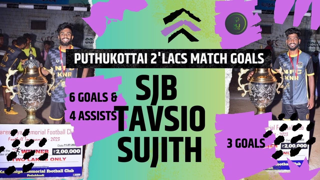 #tavsio #Sujith SJB Poothurai Players - Puthukottai 7's match goals - 11 Jul 23 #poothurai