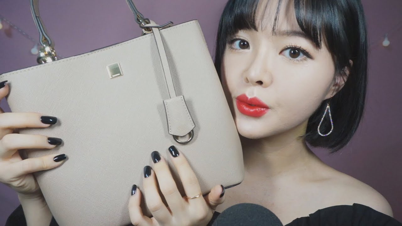 ASMR Tapping, Scratching on Bags and Shoes
