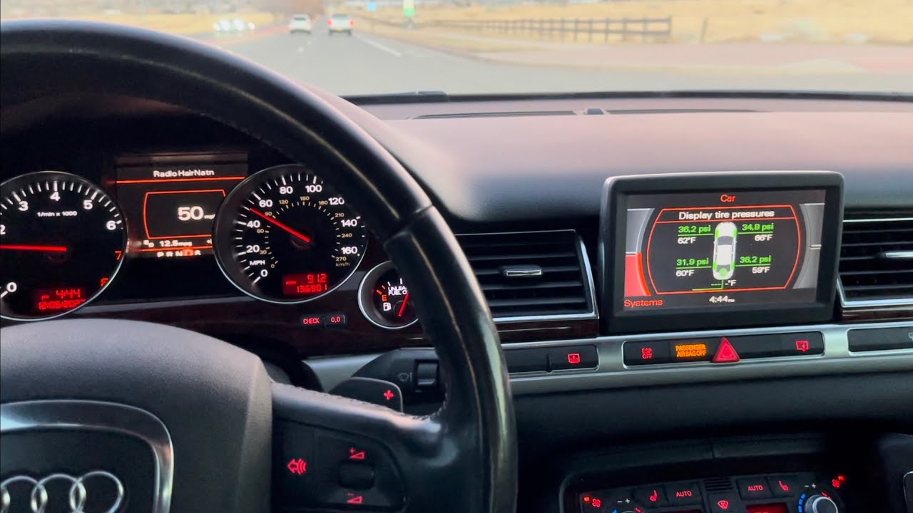 2007 Audi A8L D3 VCDS Rosstech enabling and disabling TPMS light!