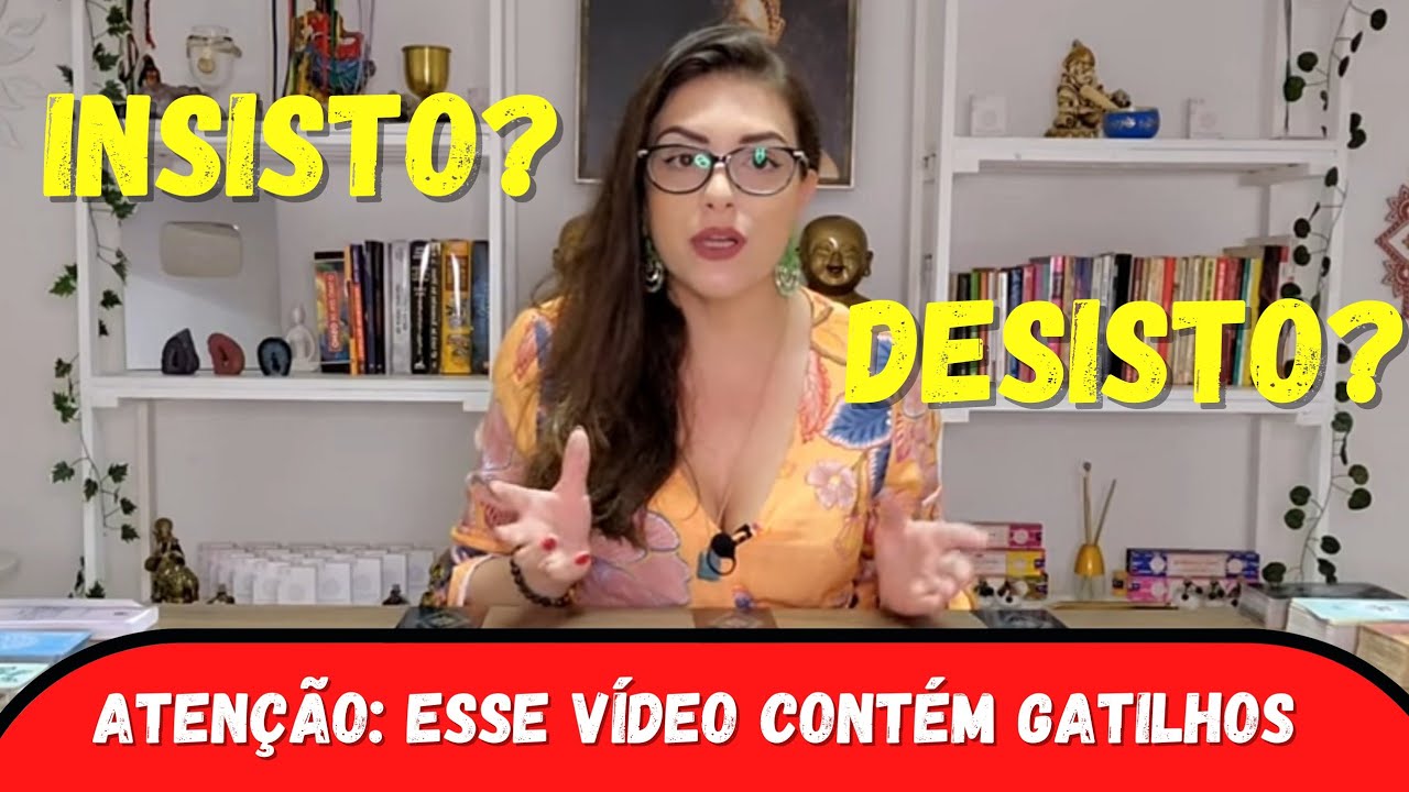 INSISTO OU DESISTO? MUITO FORTE #tarot