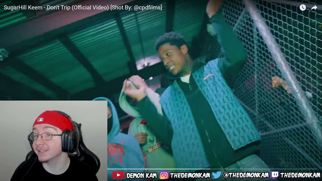 Demon Kam Reacts to SugarHill Keem - Don't Trip (Official Video) [Shot By: @cpdfilms]