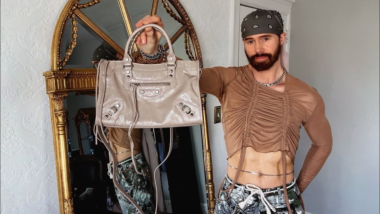 𝗕𝗔𝗟𝗘𝗡𝗖𝗜𝗔𝗚𝗔 LE CITY BAG (BEIGE) | USTARBIZ