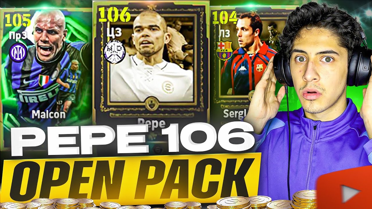 PEPE 106 EFOOTBALLDA😱🇵🇹 OPEN PACK & GOLLARGA BOY GAMEPLAY