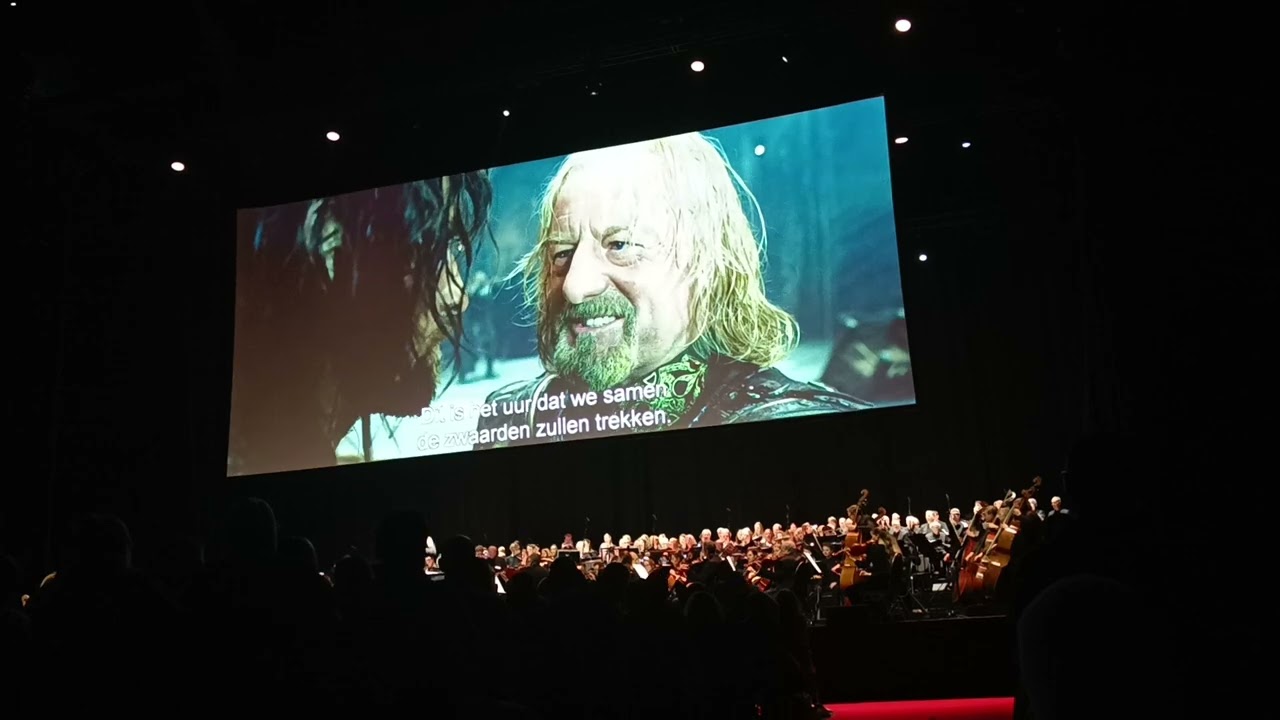 Ahoy Lord of the Rings met koor en orkest die live ondersteunden. 21 december.