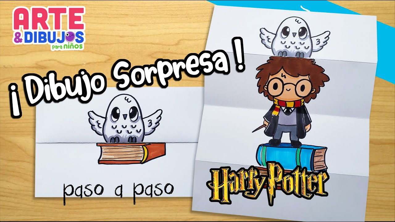 Como dibujar a HARRY POTTER | DIBUJO SORPRESA