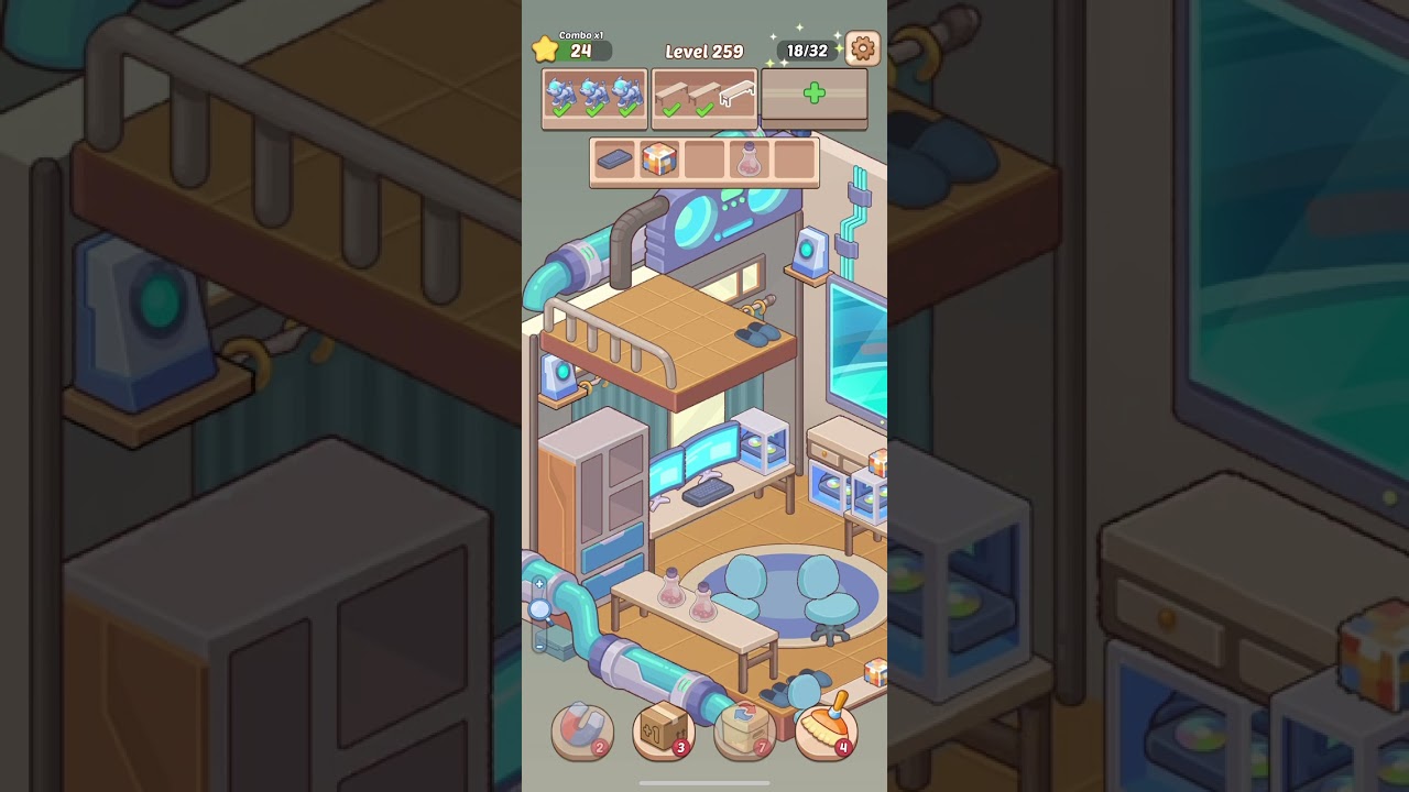 Packingdom &ndash; Level 259 Walkthrough 📦✨ (Match 3 Puzzle Game)