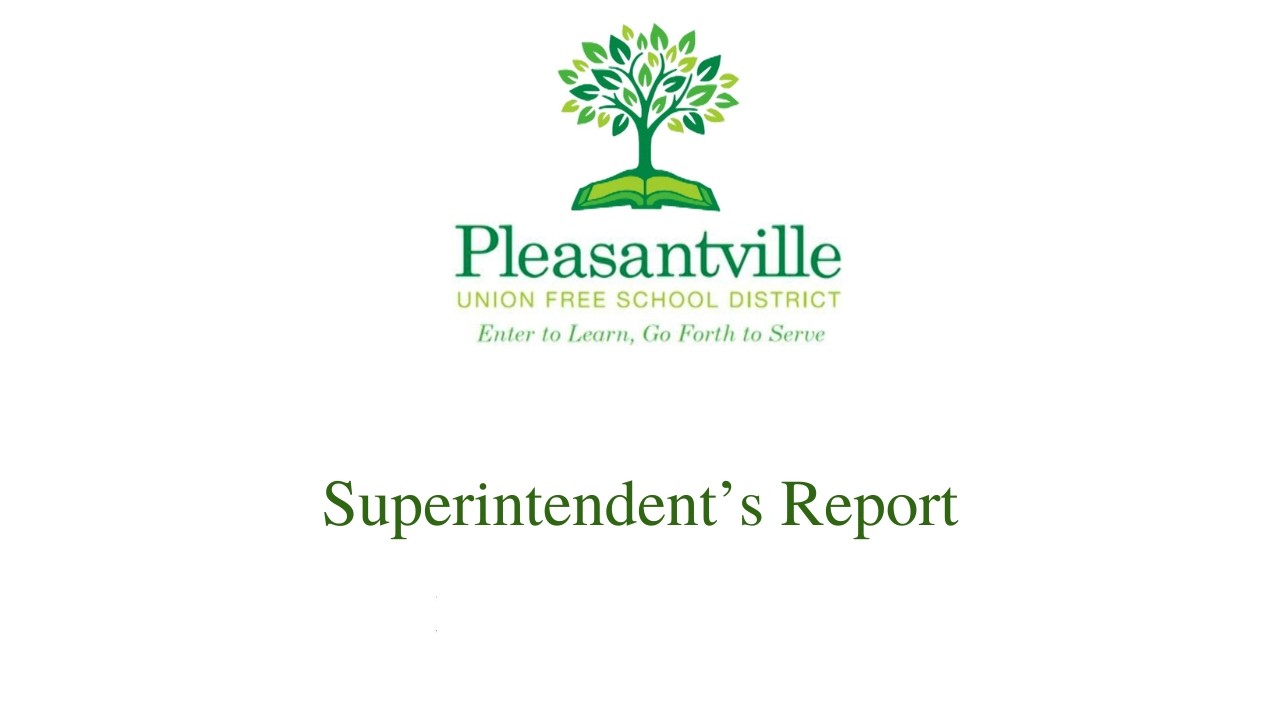 Superintendent's Report March 17, 2026